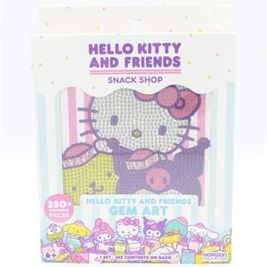 Hello Kitty And Friends Snack Shop Gem Art Set 250+ Pcs by Horizon Group USA